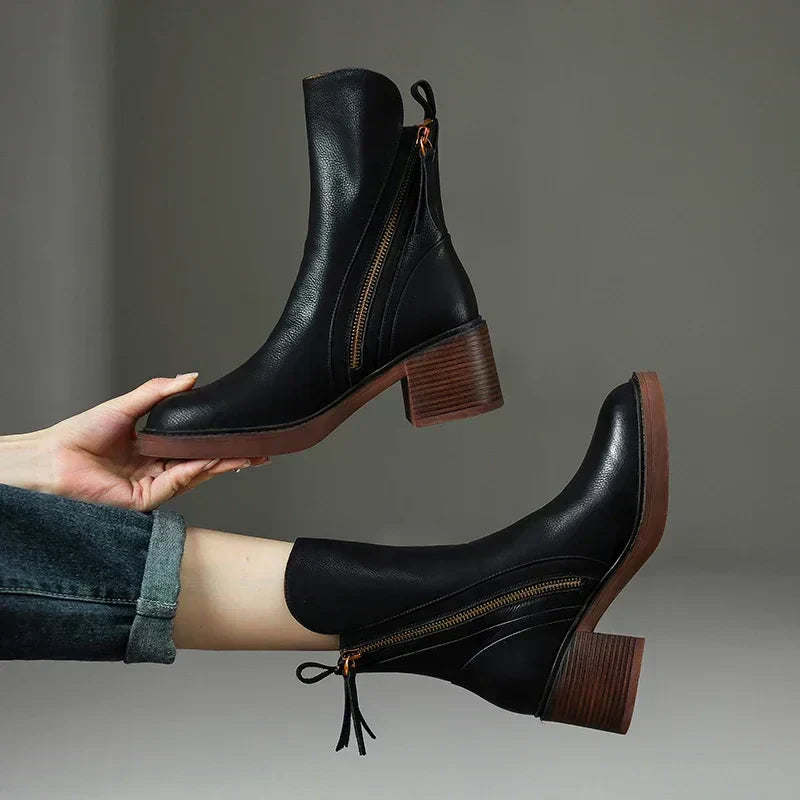 Grazia™ - Lederstiefeletten